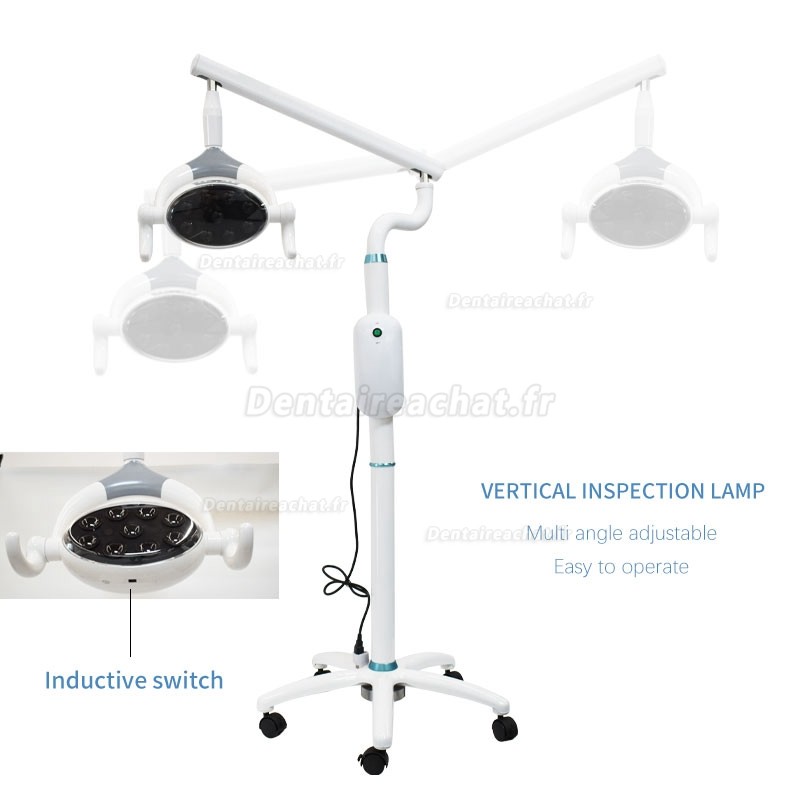 KL® KC-568 Lampe scialytique mobile dentaire (modèle à pied)